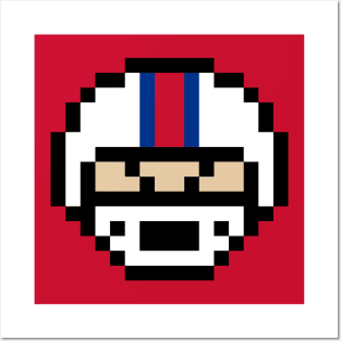 8-Bit Helmet - Buffalo Posters and Art